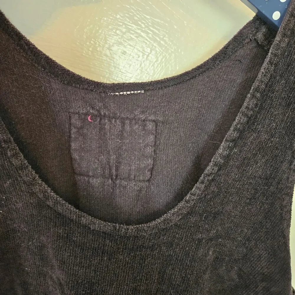 Cow+Lizard Corduroy Jumper Dress Girls 10/12/14? Black‎ Purple Halloween Motif